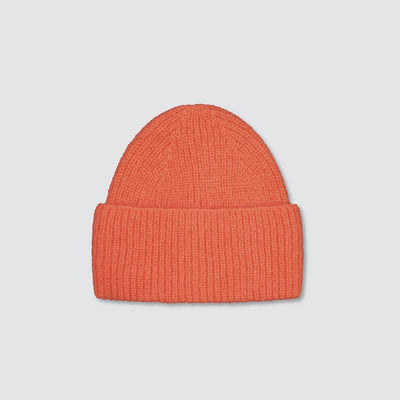 MOHAIR BEANIE-Apricot Orange