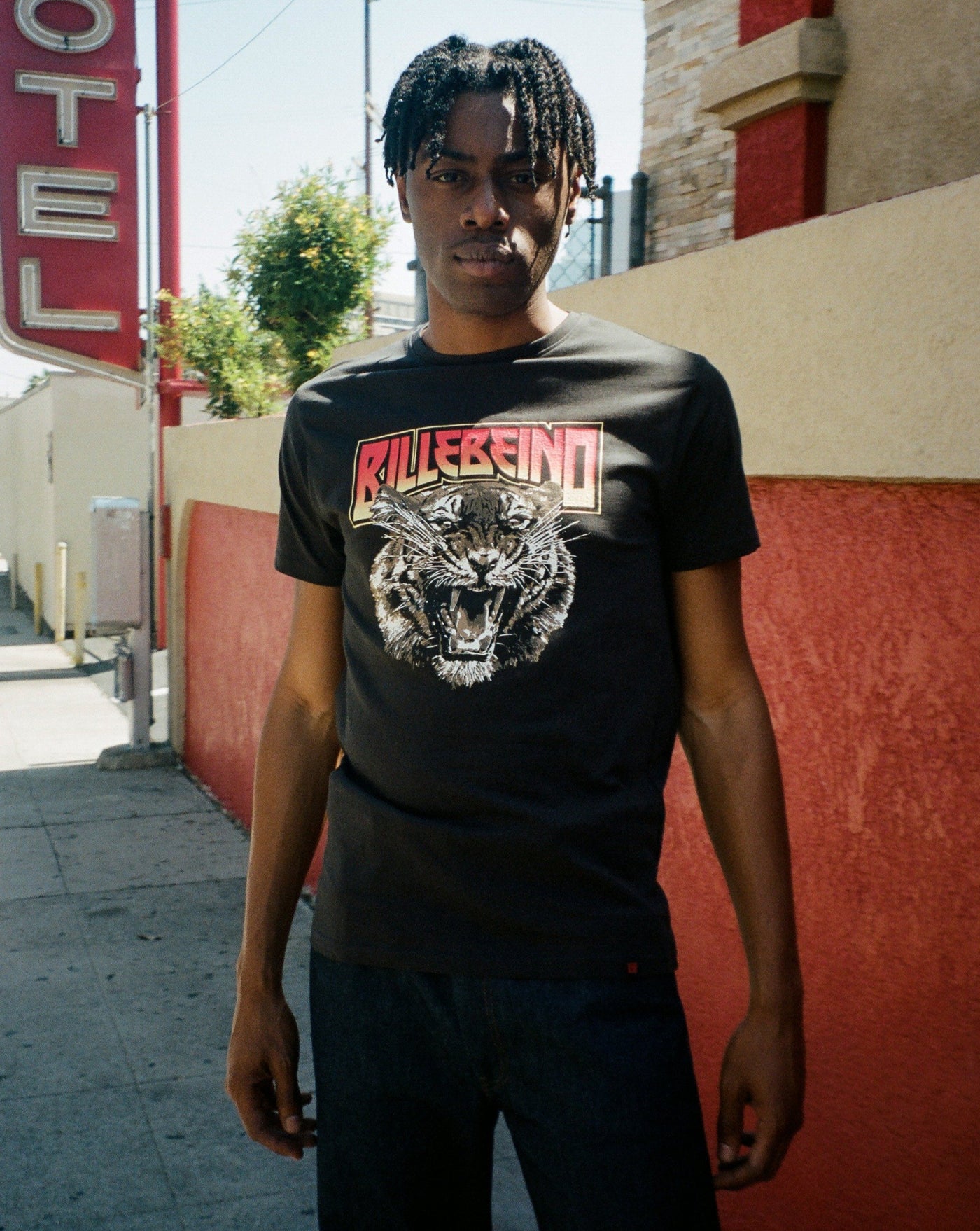 Tiger print T shirt - Evilato